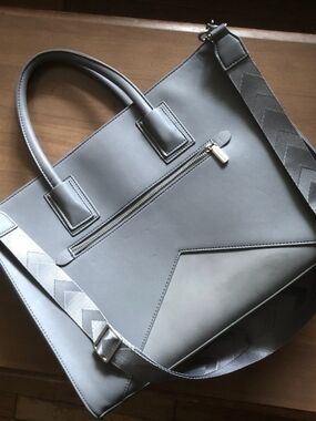 Pixie Mood Silver Structured Tote